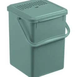 Rotho Bio 9L komposthink med kolfilter - Mörkgrön