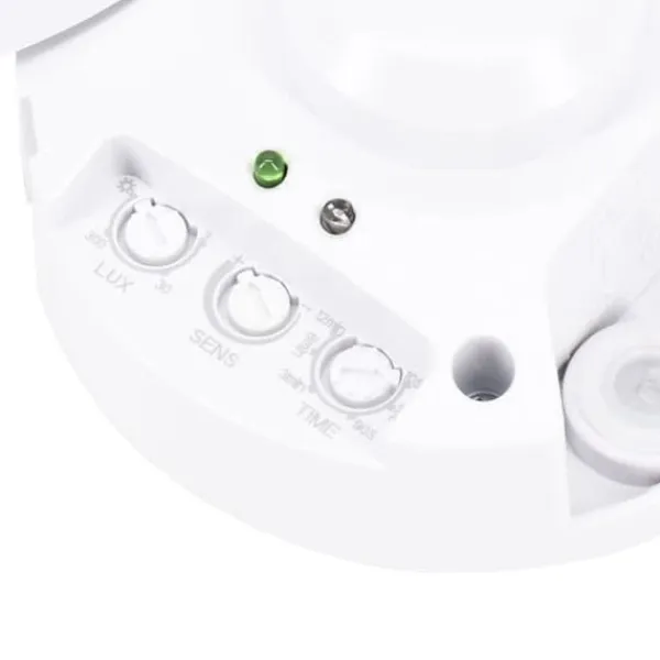 Rörelsedetektor - BEMKO - B52-SES60WH - 1200W - 360° - IP20 vit