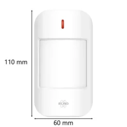 Outlet Rörelsedetektor - ELRO - AS98P - Home2 larmsystem - Räckvidd 12m - Vinkel 90° Rörelsedetektorer