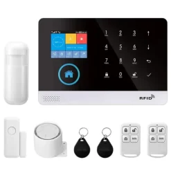 Best Rörelsedetektor med magnetisk sensor, Smart hem-integration, Förbättrad säkerhet,2G GSM Kit A, EU Kontakt Hemlarmsystem
