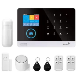 Best Rörelsedetektor med magnetisk sensor, Smart hem-integration, Förbättrad säkerhet,2G GSM Kit A, EU Kontakt Hemlarmsystem