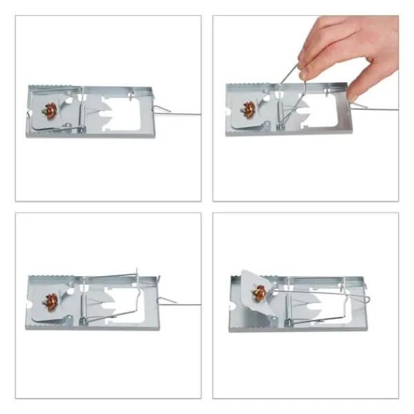 Discount Råttfälla, 2.5x16x8.5 cm, Silver Skadedjursfällor