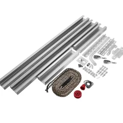 Online Rulldörröppnare 1000N, Garageportöppnare komplett 150W med fjärrkontroll, elektriska grindöppnare för skjutgrindar. Skjul, Garage & Carports