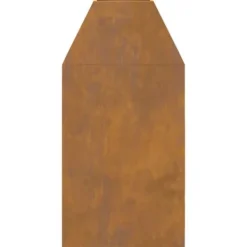 Sale Rustik vedeldad eldstad i väderbeständigt stål | Storlek: 50x50x100 cm Öppna Spisar