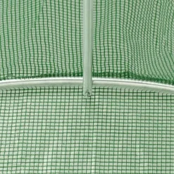 Rymligt växthus 18 m² med rostfri ram | Storlek: 600x300x200 cm | Färg: Grön