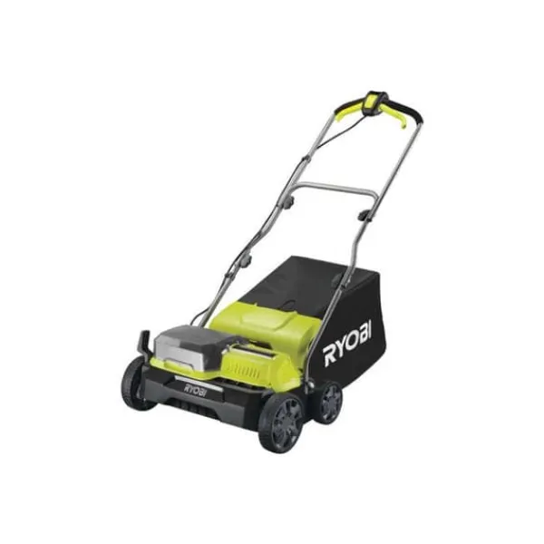 Ryobi - 18V Borstlös markör/luftare Ø 35 cm 2-i-1 - 2 litium + 18V 4,0 Ah batterier och laddare - RY18SFX35A-240