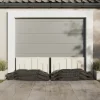vidaXL Sandsäckar 10 st mörkgrön 103x25 cm HDPE