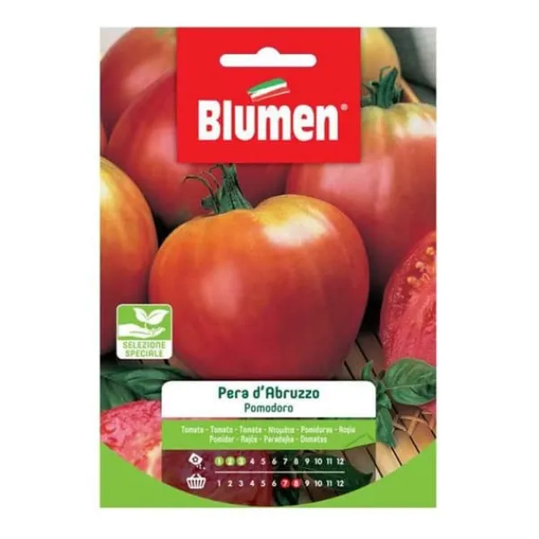 Outlet SEMI POMODORO PERA D'ABRUZZO BLUMEN SEMENTI ORTO Fröer & Lökar