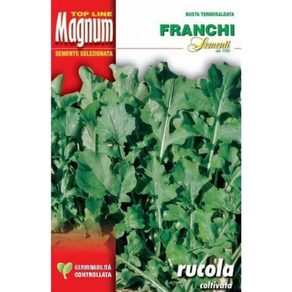 Discount SEMI RUCOLA COLTIVATA FOGLIA LARGA BUSTA MAGNUM FRANCHI Fröer & Lökar