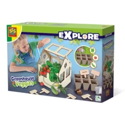SES Creative Explore Träväxthus med Grönsaker