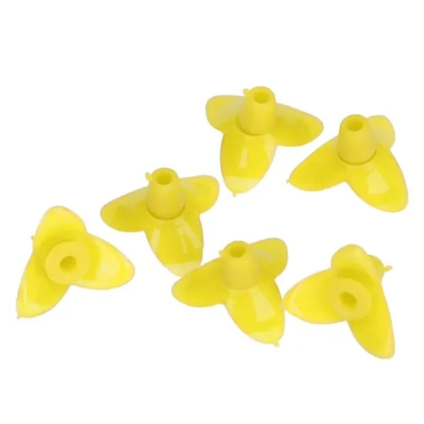 Hot 30Set Ersättningsdelar för Fågelmatare Blomma Plast Fågelmatare Ersättningsdelar Tillbehör för GardenYellow För Fåglar & Småvilt