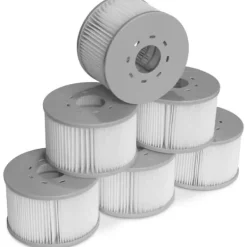 Clearance Set med 6 filter för uppblåsbara MSPA bubbelpooler, Ø106cm - 6 ersättningsfilterpatroner för uppblåsbara MSPA bubbelpooler Pool- & Spatillbehör