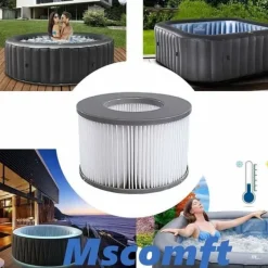 Clearance Set med 6 filter för uppblåsbara MSPA bubbelpooler, Ø106cm - 6 ersättningsfilterpatroner för uppblåsbara MSPA bubbelpooler Pool- & Spatillbehör