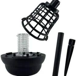 Set med 4 solcellsmyggdödarlampor för trädgård, gräsmatta, soldriven LED-lampa, insektsmedel (4 lampor[H2184]
