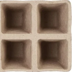 Set med såkrukor, 5x3,5x3,5 cm, Brun