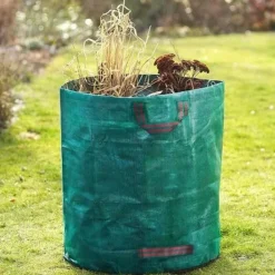 Hot SHOP-STORY - GARDEN BAG 6x: 6 XXL vikbara trädgårdsväskor - 272L i robust PP med band Trädgårdskorgar