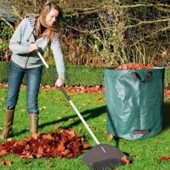 Online SHOP-STORY - GARDEN BAG 3x: 3 XXL hopfällbara trädgårdsväskor - 272L i robust PP med band Trädgårdskorgar