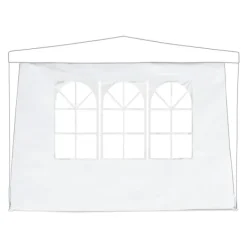 Sidoset för paviljong, 300x200 cm, Vit