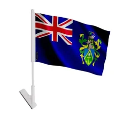 Clearance Självhäftande flagga - Pitcairnöarna - 14 x 21 cm - Hållbar polyester - Lätt - Fram och baksida Flaggor & Vindstrutar