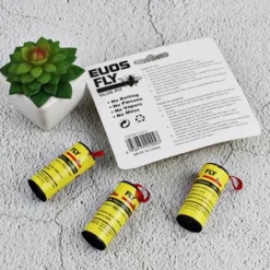 Skadedjursfälla, 4 st Dubbelsidiga flugtejper Insektsfluga pappersremsor Hushållslim flugfälla [F814886485]