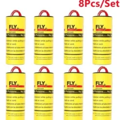 Sale Skadedjursfälla,Rullar klibbigt flugpapper Hemrumsfluglim Eliminera flugor Insektsbugglim - 8st[F20189] Skadedjursfällor