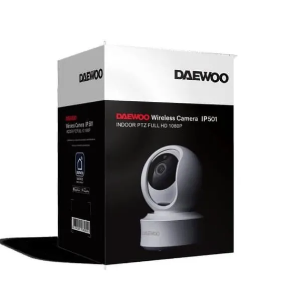Säkerhetskamera inomhus - DAEWOO - IP501 - Full HD 1080P - Night vision - Tvåvägsljud