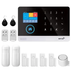Discount Säkerhetslarmssystem, Smart Hem-kompatibilitet, Trådlös Anslutning,2G GSM Kit C, EU Kontakt Hemlarmsystem