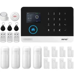 Sale Säkerhetslarmssystem, Trådlös anslutning, Smarta hemkompatibilitet, 2G GSM Kit E, EU-kontakt Hemlarmsystem
