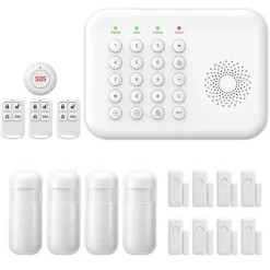 Clearance Säkerhetssystem, Trådlös Anslutning, Smart Hem Kompatibilitet,A01 GSM Kit E, EU Kontakt Hemlarmsystem