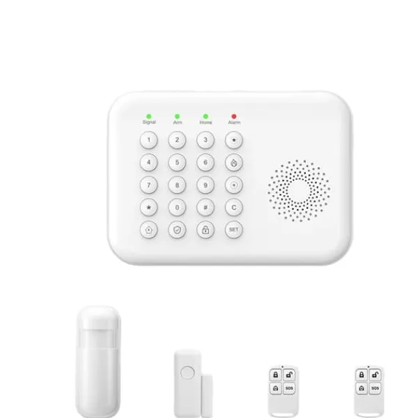 Discount Säkerhetssystem, Trådlös Kontroll, Realtidsnotifikationer,2G-A Hemlarmsystem