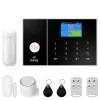 Best Säkerhetssystemkit, trådlös anslutning, smart hem-integration, dörr/fönster sensor,4G WiFi Kit A, EU-plugg Hemlarmsystem