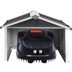 vidaXL Skjul för robotgräsklippare 92x97x63 cm galvaniserat stål