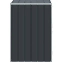 Discount Skjul för sopkärl i stål - Hållbar och elegant lösning för trädgården | Färg: Antracit | Storlek: 72x81x115 cm Skjul, Garage & Carports