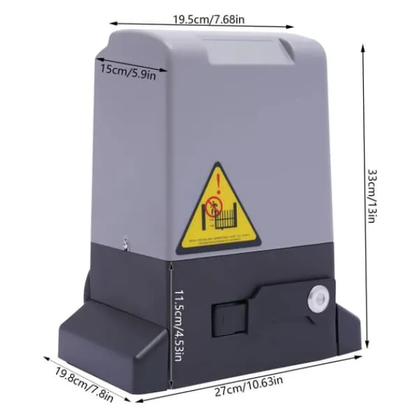 Discount Skjutportöppnare, 750W Effekt, 1400RPM Hastighet,220V, Typ 1 Svart Grå Skjul, Garage & Carports