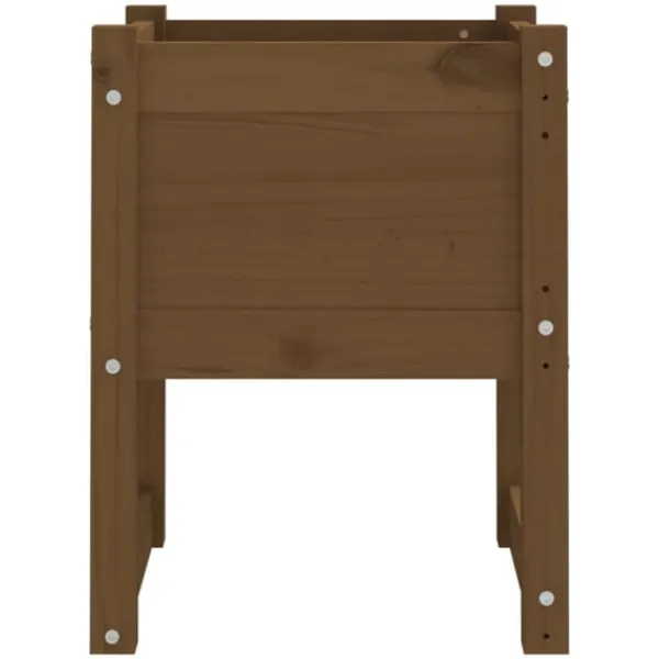 Best Skrivbord honungsbrun 40x40x52,5 cm massiv furu Planteringsbänkar