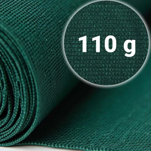 Discount Skuggnät 1,5x25m 110 g/m2 + 50 klämmor gröna Markduk & Fiberduk
