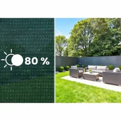 Discount Skuggnät 1,5x50m 110 g/m2 + 50 klämmor gröna Markduk & Fiberduk