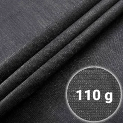 Skuggnät 1,5x50m 110g/m2 + 50 klämmor grå