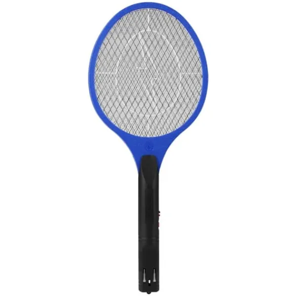New Sladdlös Uppladdningsbar Elektrisk Flugmygg Smälla Bug Zapper Racket Insektdödare Blå Flugsmällor