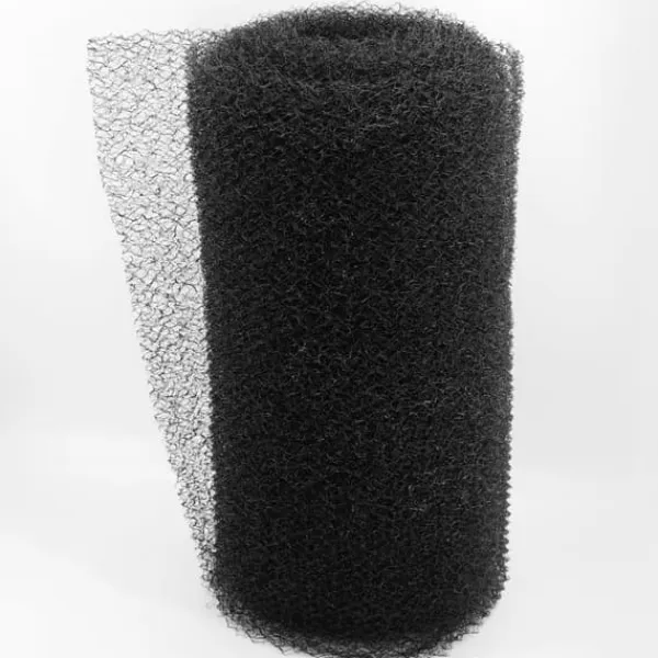 Clearance Slopematta Ytstabiliseringsfilt 110 m x 1 m Styrka 20 mm UV Stabil Bankmatta Svart Fontäner & Dammar