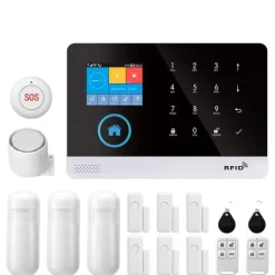 Best Smart Alarm System, Flera Kanaler för Larm, Enkel Installation,EU-kontakt, D Hemlarmsystem