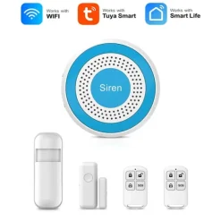 New Smart Hem Säkerhetssystem, Trådlös Anslutning, APP Kontroll,A-EU Hemlarmsystem