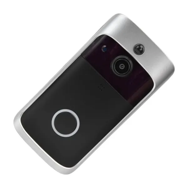 Smart WiFi videodörrklocka - enkel installation, 720P nattseende, trådlös rörelsedetektion - perfekt för hemsäkerhet