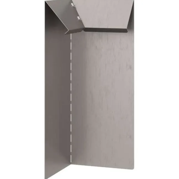 Best Snigelavvisande grill i Corten-stål - - Paket med 4 - 10x10x25 cm - Rost - Utomhus - Hållbar Skadedjursfällor