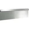 vidaXL Snigelavvisande stängsel i galvaniserat stål - - Silverfärgad - 100x3,5x25 cm - Hållbar - Utomhus - Montering krävs