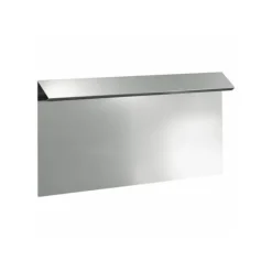Snigelgrill i galvaniserat stål - - Silverfärgad - 50x3,5x25 cm - Hållbar - Utomhus - Montering krävs Skadedjursfällor
