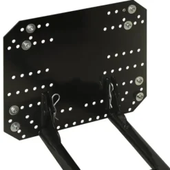 Snöplog för ATV - Justerbart stålblad för effektiv snöröjning | Färg: Svart | Storlek: 115x38 cm
