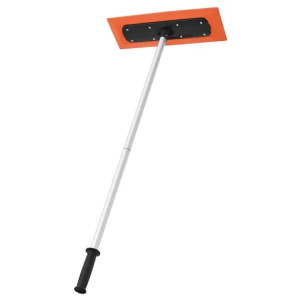 Snöraka för biltak - Snöskrapa med skumblad - 1,2 m Längd - 45 cm Repfritt Skumblad - Halkfritt Handtag - Lätt - Löv- och Skräpborttagning
