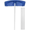 New Snöraka för tak/Taksnöskrapa - Teleskopisk - PP-plastblad 60 cm - Räckvidd 1,18–5,55 m - Med hjul - Halkfritt handtag - Lätt - För snö och löv Snöborttagning