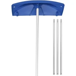 New Snöraka för tak/Taksnöskrapa - Teleskopisk - PP-plastblad 60 cm - Räckvidd 1,18–5,55 m - Med hjul - Halkfritt handtag - Lätt - För snö och löv Snöborttagning